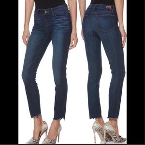 Paige Verdugo Ankle Barton Distressed Denim Jeans Size 25